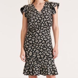 Veronica Beard XL Floral Lisette Midi Boho Dress